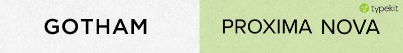 Gotham / Proxima Nova